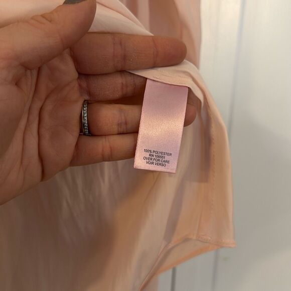 Calypso St. Barth pink vneck blouse size xs - Picture 5 of 8